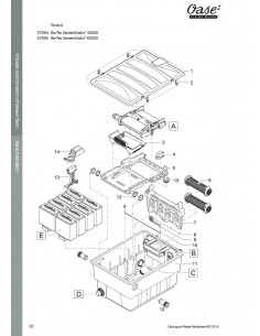 Biotec Screenmatic² 40000 Oase vue filtre  (pièces détachées)