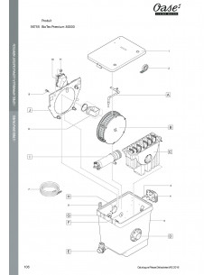 Biotec Premium 80000 Oase vue 1 (pièces détachées)