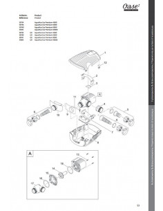 Aquamax Eco Premium 10000 Oase (pièces détachées)