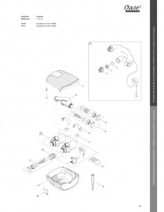 Pompe Aquamax Eco Twin 30000 Oase vue pompe (pièces détachées)