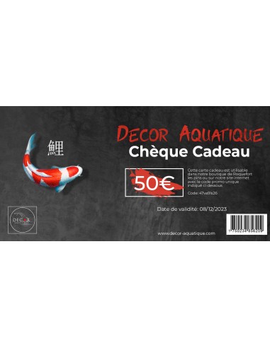 Chèque Cadeau 50€ (Format Digital PDF)