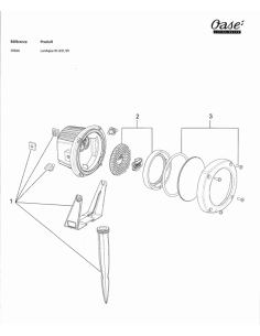 Lunaqua 10 Led/01 Oase (pièces détachées)