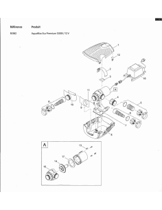 Pompe Aquamax Eco Premium 12000/12V Oase (pieces détachées)